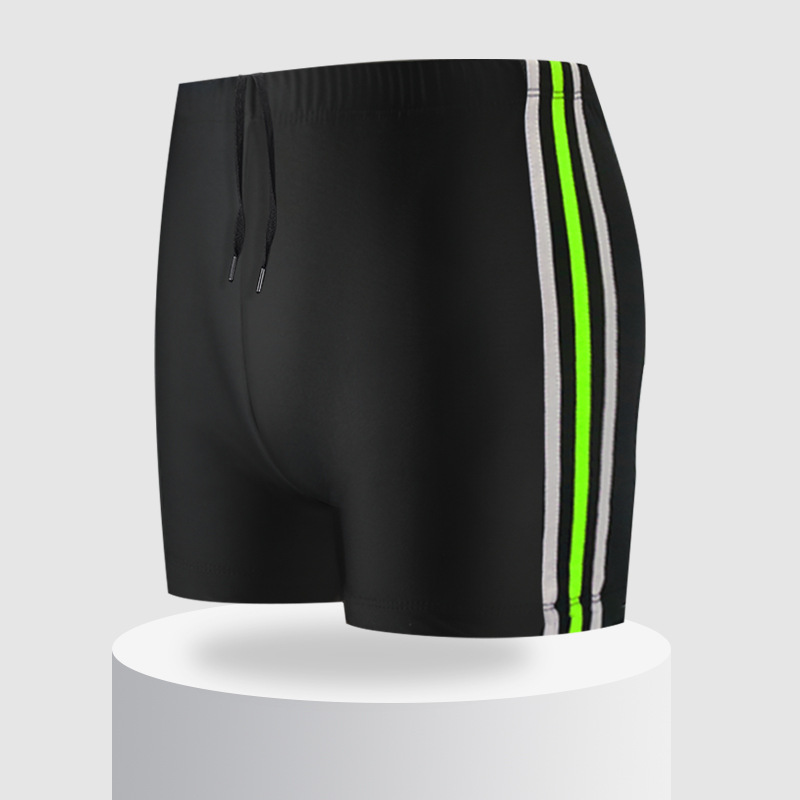 Bañador de natación de los hombres de la moda anti-vergüenza color a juego boxeador playa traje de baño playa de aguas termales pantalones cortos de natación ventas directas de la fábrica