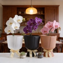 亚马逊热销仿瓷花瓶简约水培花器酒店家居客厅玄关装饰插花瓶摆件