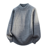 2026秋季青少年宽松圆领长袖毛衣套头衫运动风格透气，男装针织衫/毛衣，星座614