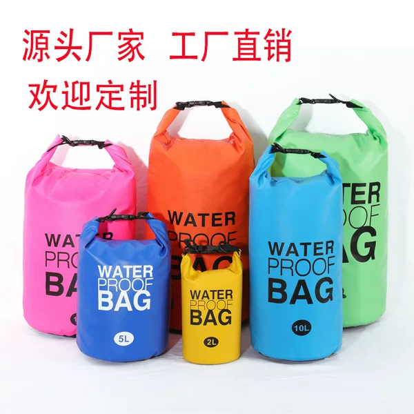 Factory Direct Supply of Summer Outdoor Sports Diving Material Waterproof Bag Rafting Large Capacity Waterproof Bucket Bag Manufacturer Wholesale