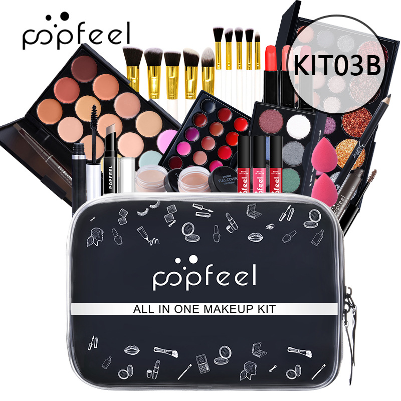 1000g Weight Makeup Set Type Of Cosmetics Paste Material Multicolor Pattern Elegant, Glam, Punk Style Elegant Glam Punk Multicolor Paste Makeup Set 22