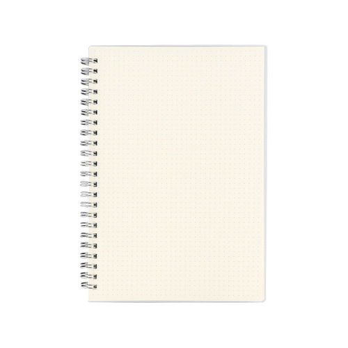 PP matte transparent cover coil notebook A5A6B5 horizontal line dot matrix square blank note notebook wholesale