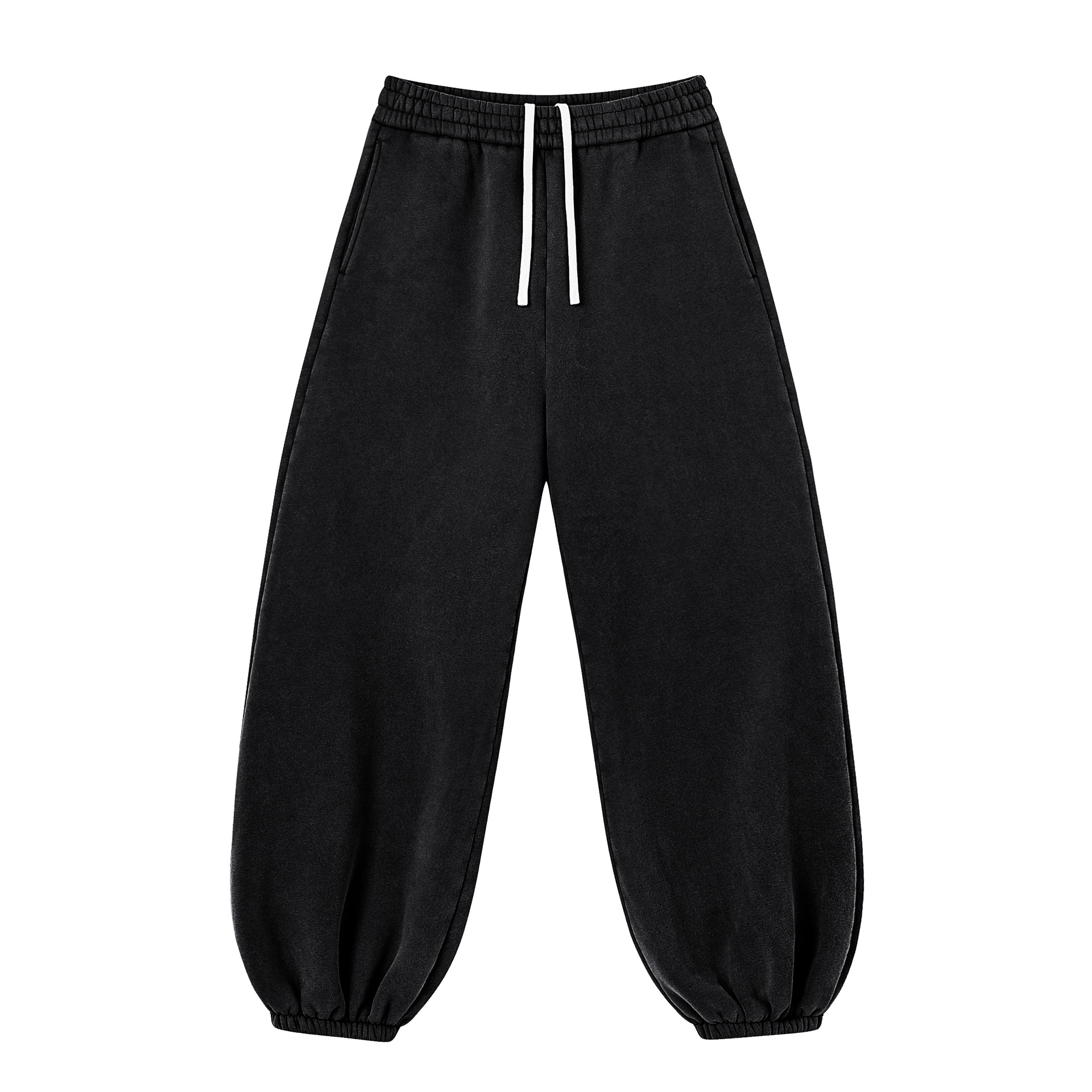 2026 nuevos pantalones de calzado nuevos productos de terciopelo grueso pantalones deportivos ociosos largos de estilo masculino de moda americana pantalones de guardia puros