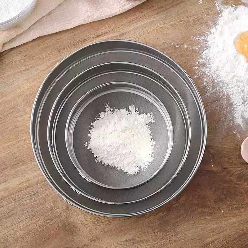 Мука сито 304 из нержавеющей стали 60 меш ультратонкая утечка сетка домашнего ручной фильтр для выпечки