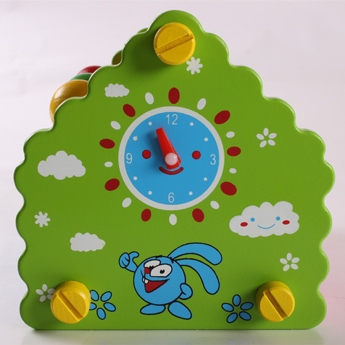 Direct selling supply of wooden multifunctional disassembly and assembly smart house children's shape and color cognitive matching educational toys wholesale