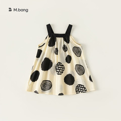 INSbobo girls summer dress baby girl sleeveless dress polka dot suspender skirt children's dress XQ23045