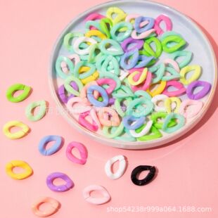 DIY�ֹ���ɫ�_��Ȧ17*23mm������朗l�����ϲ����֙C朰��Ȧ