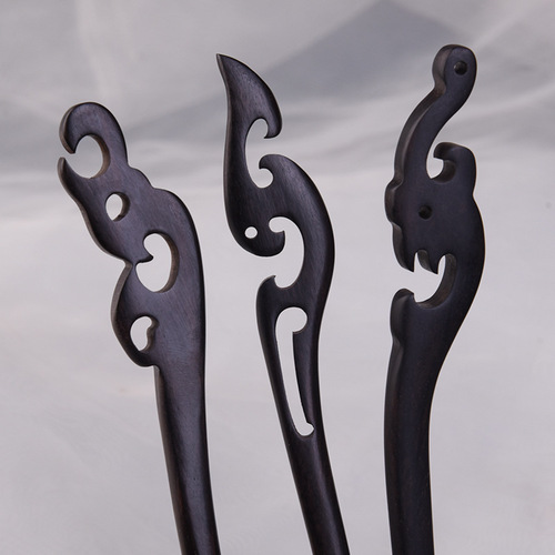 Imitation ebony hairpin, ancient style wooden hairpin, hairpin, simple modern wooden hairpin, cheongsam, Hanfu headwear