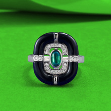 ׿֮���錚 S925���y�͹�3*5mm��ĸ�G������ָŮ�m͢�L���uֱ����