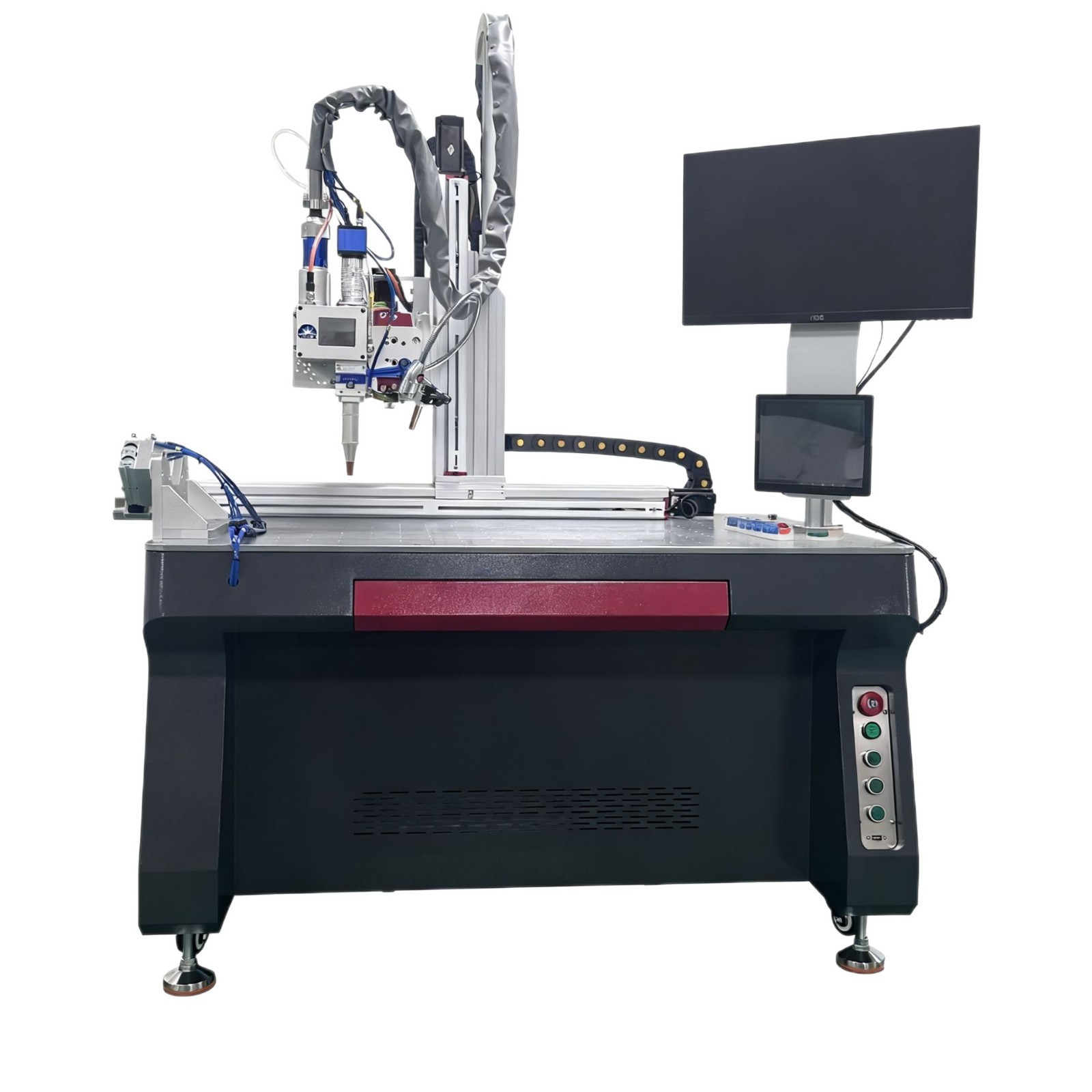 Máquina de soldadura láser de plataforma soldadura automática de acero inoxidable de latón violeta de cuatro ejes y cinco ejes máquina de soldadura láser continua