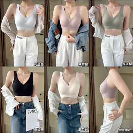 5788#工厂新品尾货文胸全固定乳胶杯排扣透气美背内衣包邮批发