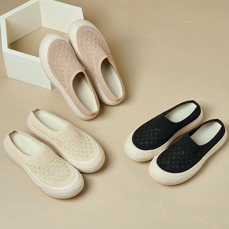 Трансграничная летняя новая повседневная обувь рыбака женская дышащая летающая сетка