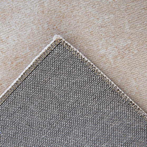 Alfombra de vello simple de tres anillos de protección sala de estar dormitorio alfombra de cama gran área de alfombra de balcón bien cuidada