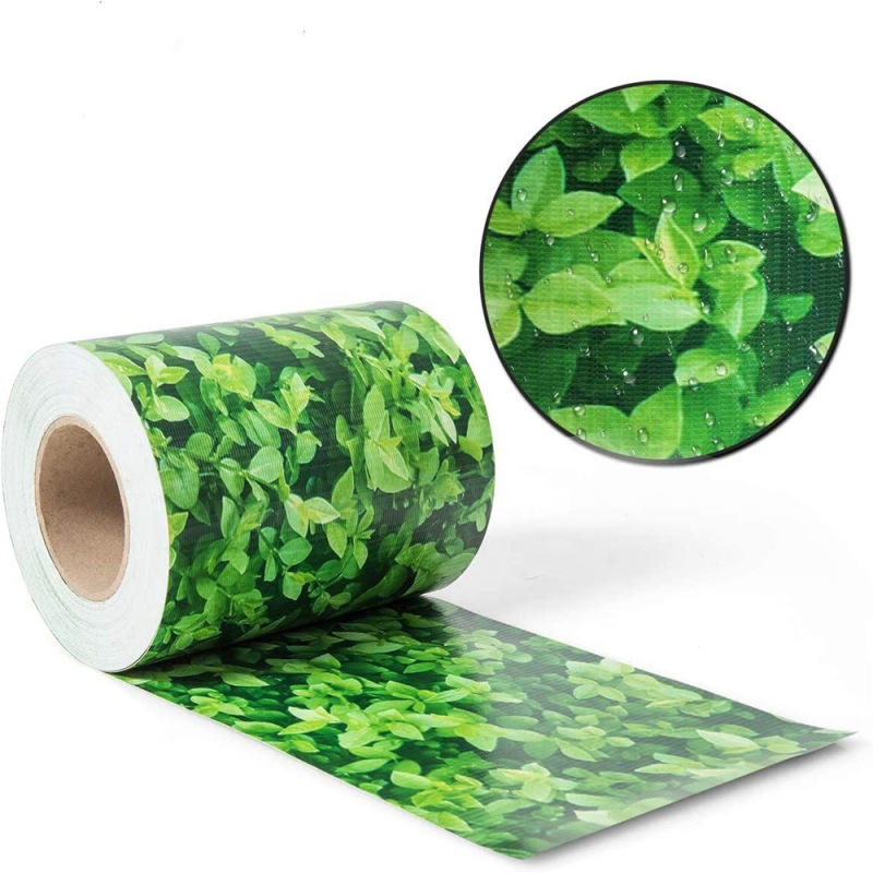 pvc fence cloth fence cloth 0.19x 50m monochrome printed export germany poland balcony privacy fence cloth