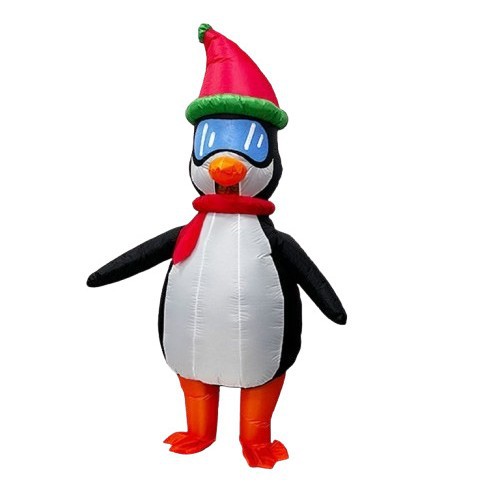 Transfronterizos nuevos trajes de Navidad de Papá Noel Gingerbread Man fiesta cos escenario disfraz accesorios ropa inflable