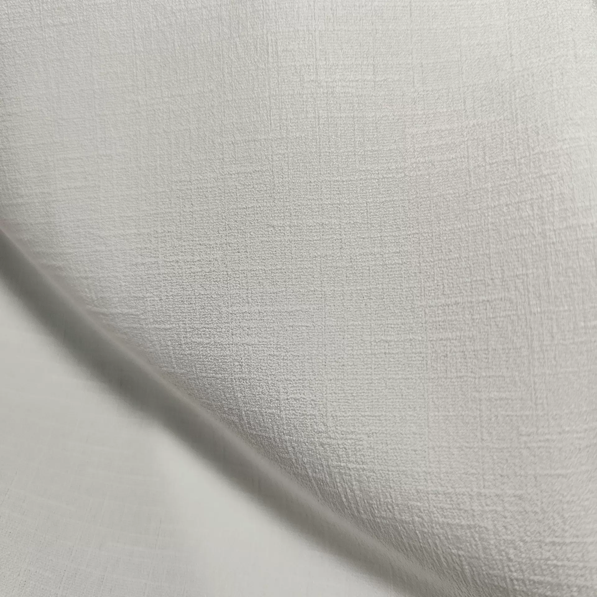 竹节麻白色现货假捻丝弹力仿麻竹节布洛丽塔连衣裙汉服面料