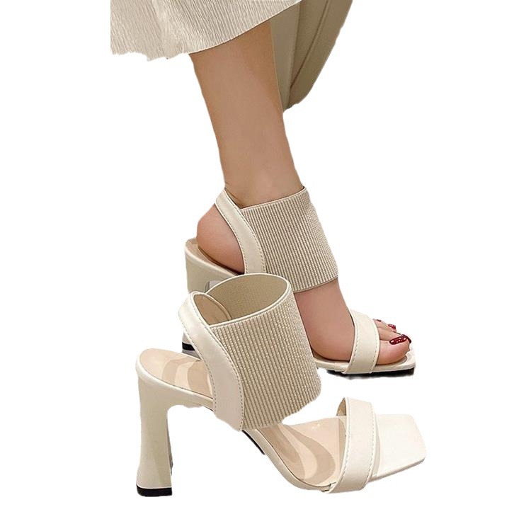 Elegant Women's Square Toe Pumps With Thick Heels For Autumn_voghion.com