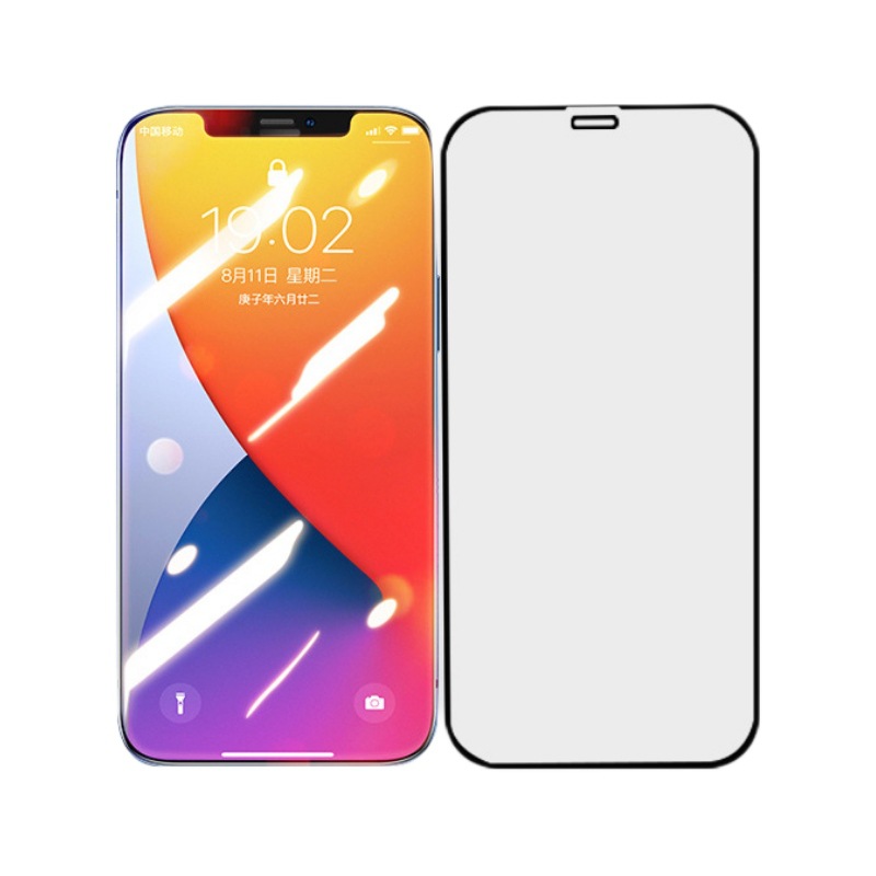 FUENTE fabricante aplicable iPhone12pro Max película templada Apple 11 alto aluminio 2.5D gran arco borde templado película