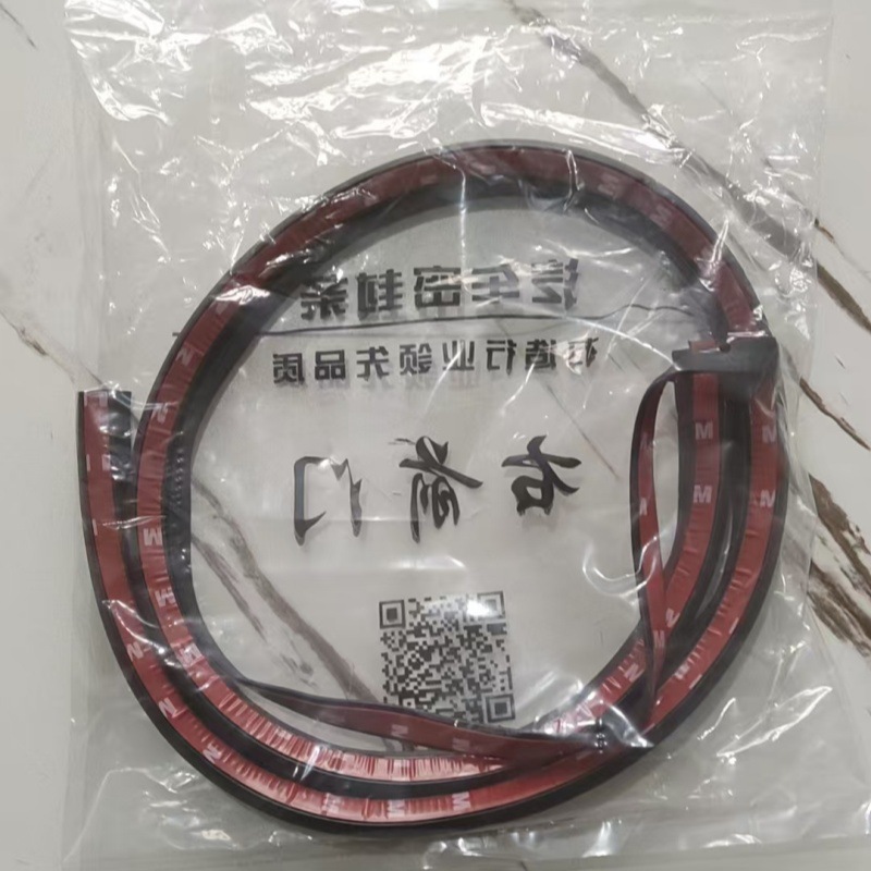 Full Set of Soundproof Sealing Strips with Vulcanized Head Sealing Strips for Front Left, Front Right, Rear Left, Rear Right, B-Pillar with Corner Door Strips