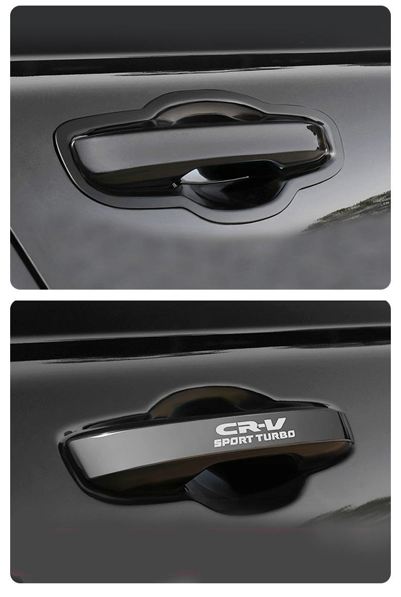 Suitable for 2017-2026 Honda New Crv Exterior Door Handle Bowl Sticker, Haoying Car Door Handle Protection and Decoration Accessories
