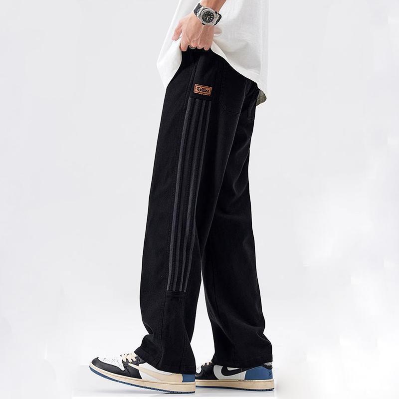 American Striped Sports Casual Pants Men's Spring and Summer New Thin Trendy Brand Loose Straight All-match Pants for Students