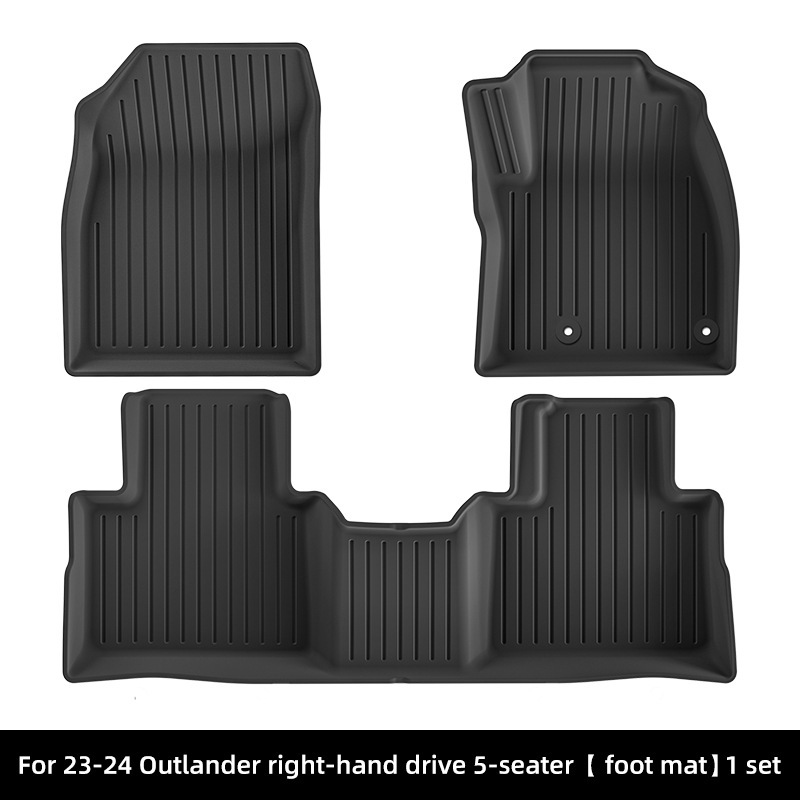 Oulande Floor Mats for 23-24 Outlander Right Hand Drive TPE (Modelə uyğun ayaqaltı) - 23-24-outlander-right-hand-drive-single-layer-floor-mats-5-seats