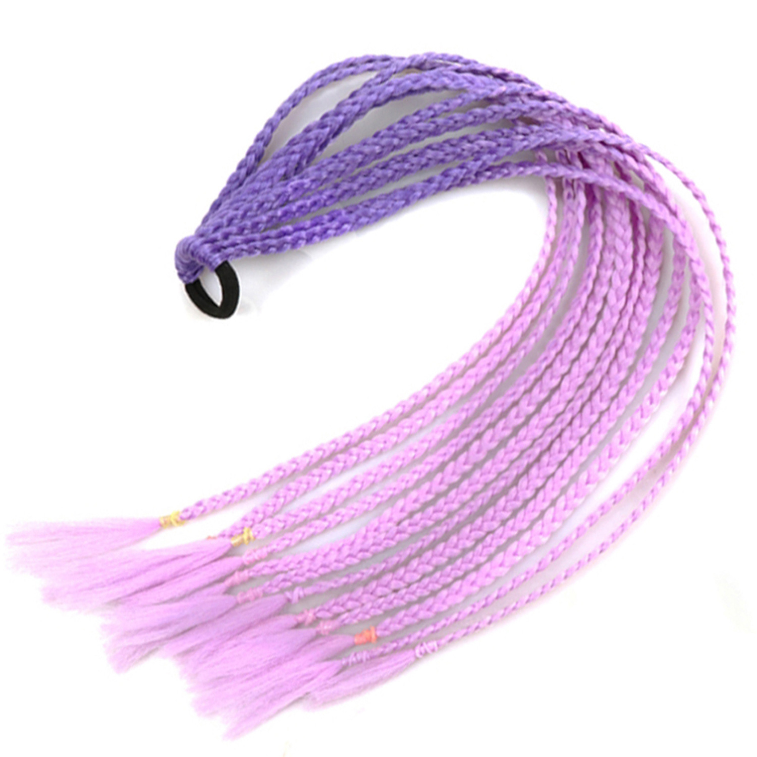 Inventario al por mayor colorido trenzas de tres hebras africanas trenzas sucias trenzas de caballo recogidas en stock Inventario