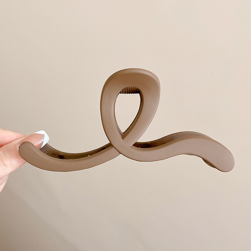 2025 estilo coreano nuevo clip de tiburón grande temperamento elegante pinza para el cabello de alta calidad para mujer