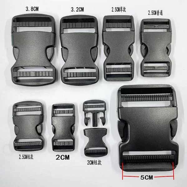 Factory Direct Sales Double Adjustment Buckle Two-Way Buckle Thickened Buckle Double Adjustment Buckle Backpack Buckle Webbing Buckle Mother-In-Law Buckle