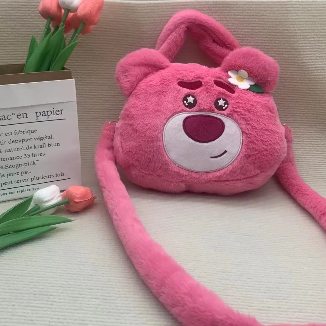 Nuevos niños lindo juguete bolso de hombro animal de dibujos animados muñeca de peluche bolso de regalo al por mayor image 57
