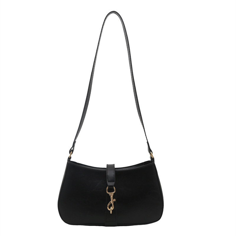 Bolsa de brazo francesa nicho para mujeres 2025 primavera y verano nueva moda moda personalidad bolso de palo estilo coreano bolso de hombro retro