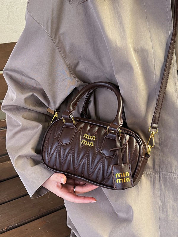 Bolso de mujer transfronterizo nuevo nicho coreano bolso de mano plegado Boston exquisito lujoso, ligero y versátil bolso de hombro.
