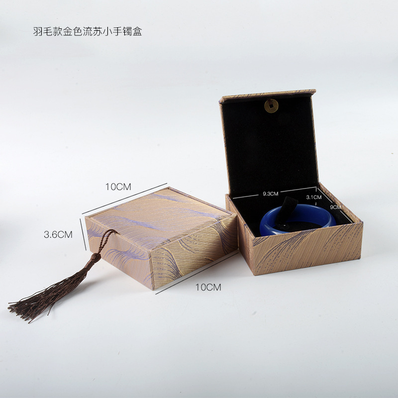 収納ボックス手串ギフト包装翡翠収納ジュエリージュエリー玉器ブレスレットペンダント指輪文遊びギフトボックス|undefined