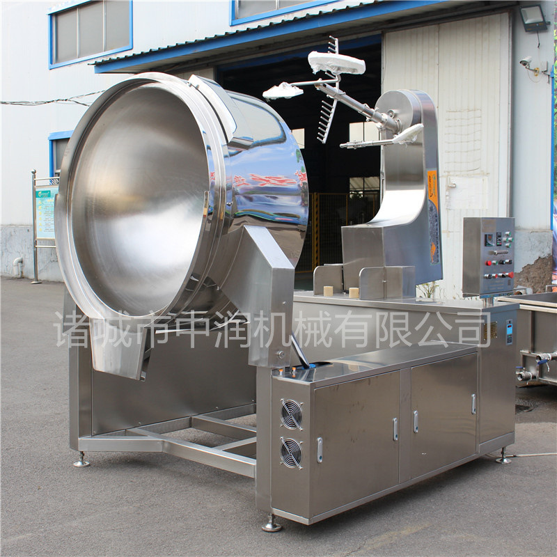 大型蘑菇酱炒料机器 辣椒酱多抓炒锅 果酱搅拌炒锅