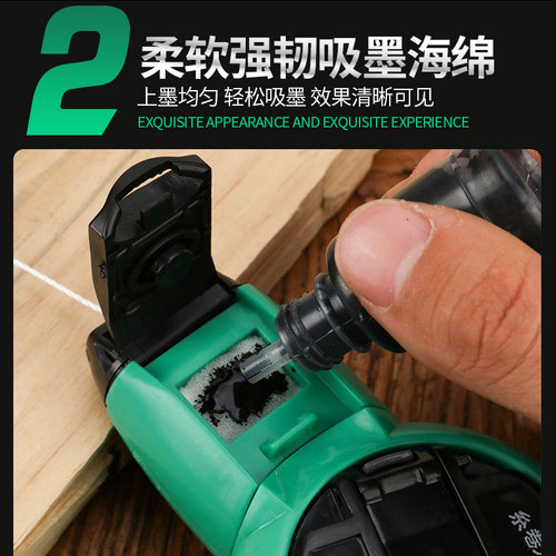 Wholesale Daiou automatic manual woodworking tool chalk line hand reel self-reeling measuring chalk line