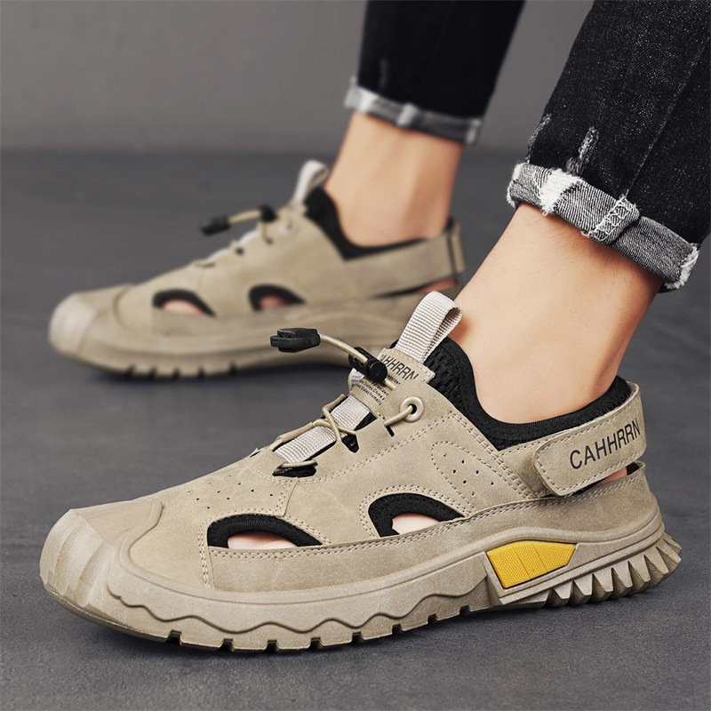 Men's Breathable Hollow Stream Tracing, Men's Trendy Sports Shoes, Summer 2025 Quick-dry Wading Mesh Shoes For Men_voghion.com