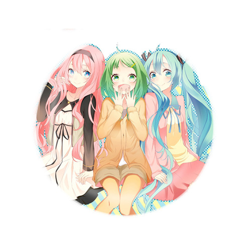 Two-dimensional peripheral Hatsune Miku peripheral anime gift badge badge brooch 58MM