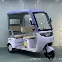 Караван электрический трехколесный аккумуляторный аккумуляторный автомобиль для пожилых трехколесных велосипедов