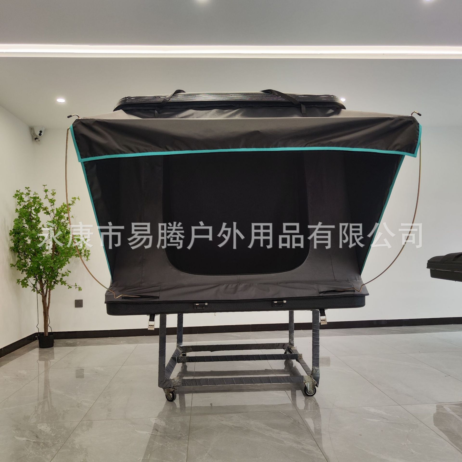 Cross-Border Abs Composite Triangular Tent Outdoor Camping Quick-Opening Folding Tent Suv Car Roof Tent