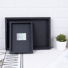 花博士厂家直售钢化树脂托盘花盆托长方形接水盘加深加厚花盘底托