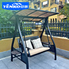 Swing outdoors balcony courtyard Garden outdoor Lifts Double Rocking chair solar energy Swing bed household