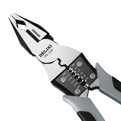 Delixi Tiger Pliers Multifunctional Diagonal Pliers Needle Nose Pliers Hardware Tools Universal Wire Pliers Electrician