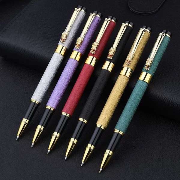 Fountain Pen Metal Signature Pen Student Neutral Ball Pen Black Men's Business Office Gift Signature Pen