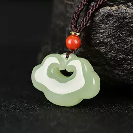 玉器工艺品;和田玉项饰;天然玉石项饰