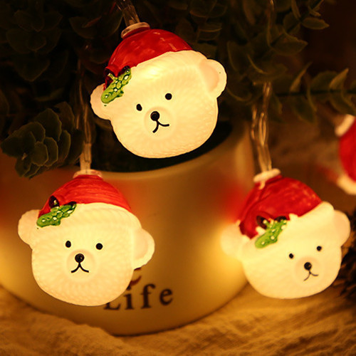 LED transfronterizo decoración de luces Santa muñeco de nieve árbol de navidad luces de atmósfera luces de navidad luces de color luces de luz de cadena