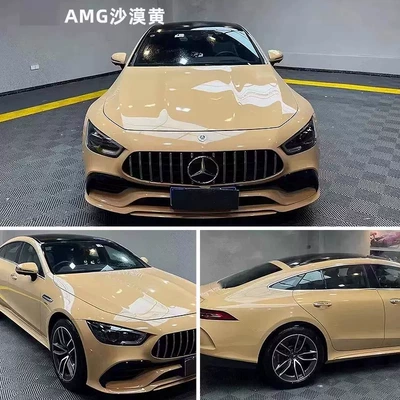 Auto Color Change Film — Color Change Film - imported-tpu-original-desert-yellow-glossy-152-1m-15m-roll