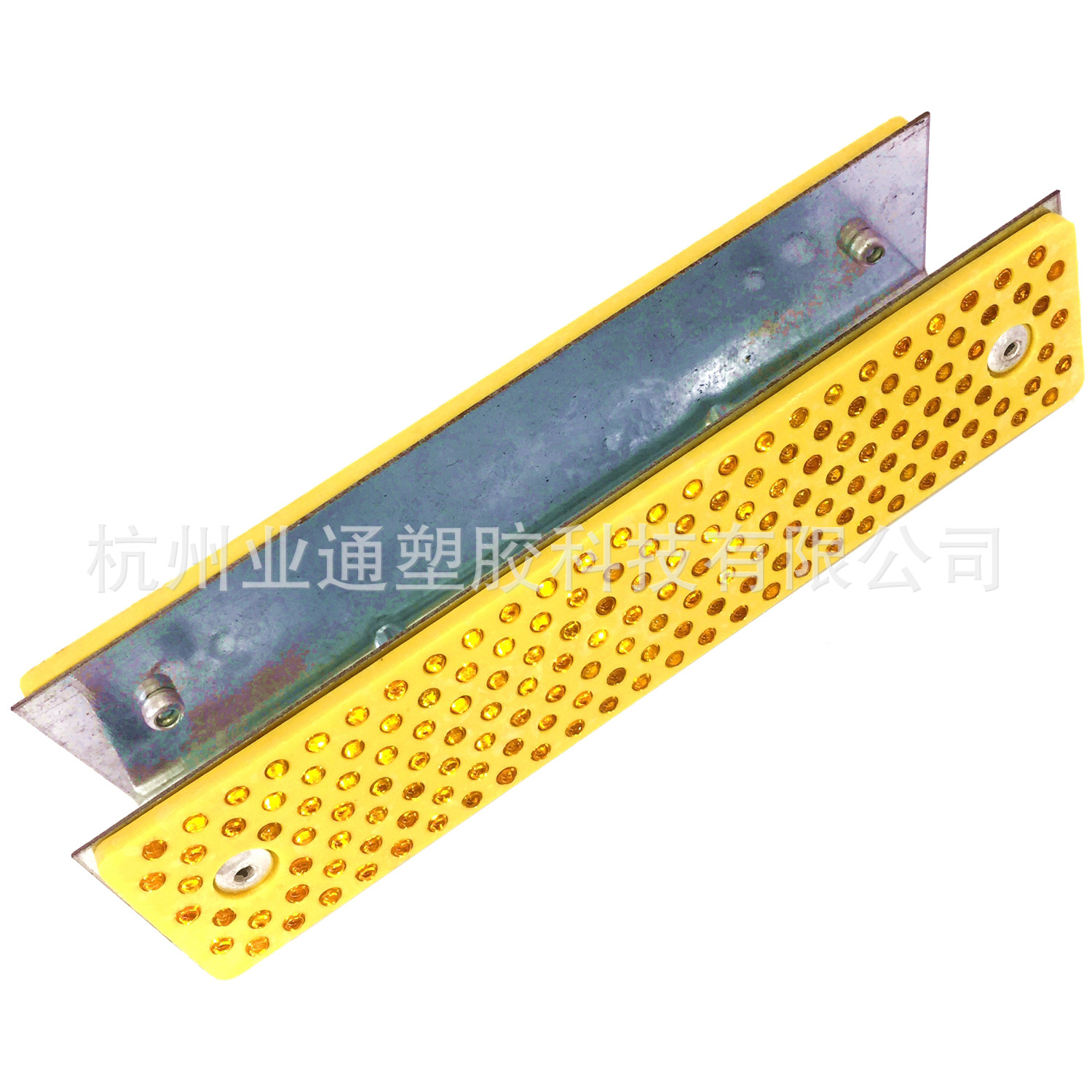 180*40轮廓标猫眼玻璃珠反光片镀锌铁支架道路安全护栏轮廓标