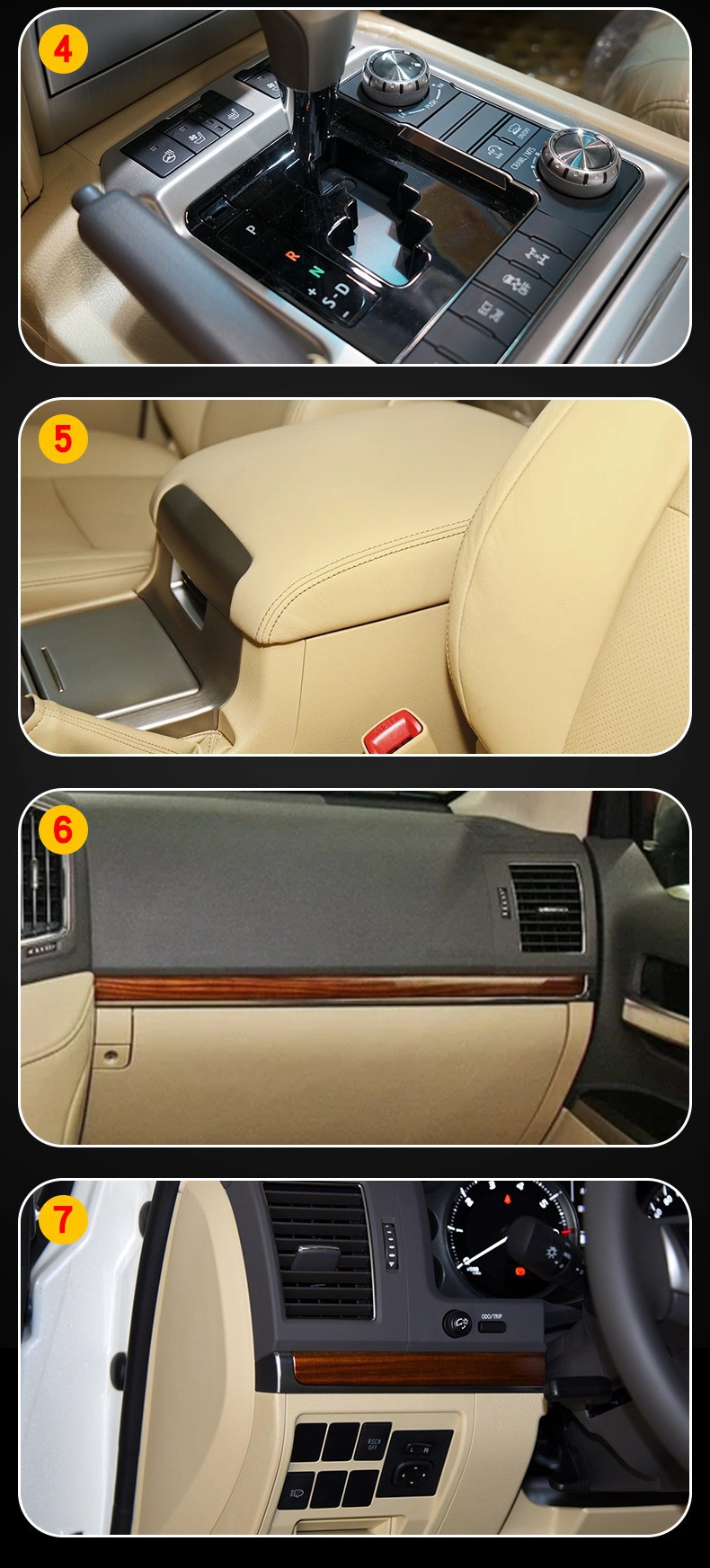 Suitable for 17-22 Land Cruiser Special Screen Central Control Interior Film Car Modification Transparent Tpu Protective Film