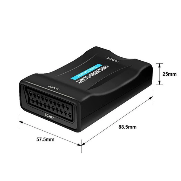 Преобразователь SCART в HDMI, видео конвертер SCART→HDMI