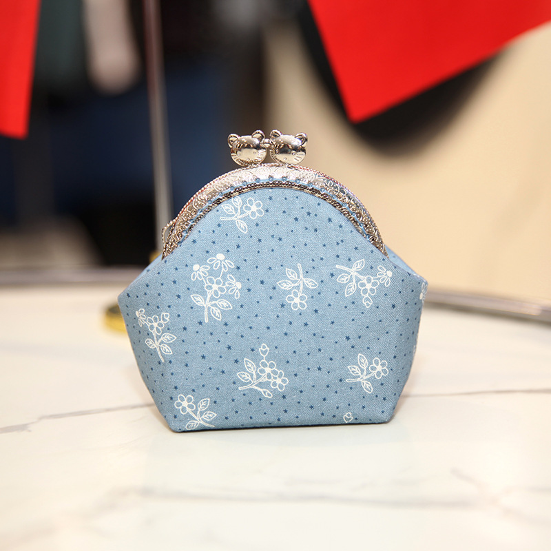 Nuevo estilo creativo hecho a mano diy billetera boca bolsa de oro bolsa de almacenamiento de material auto-bordado bolsa de patchwork bolsa de mensajero